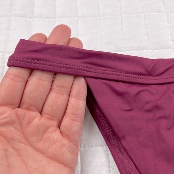 Andie Swim The Caicos Bikini Hipster Bottom in Plum Purple Size XS NWT - Picture 5 of 11